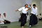 Luke Machado taking ukemi for Sensei as students watch on. :: &copy; Jaime Kahn