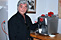 Yamada Sensei with his new espresso machine. :: &copy; Javier Domínguez