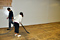 Vacuming the "undermat." :: &copy; Mike Jones & SeungJung Kim