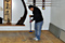 Sweeping the "undermat." :: &copy; Mike Jones & SeungJung Kim